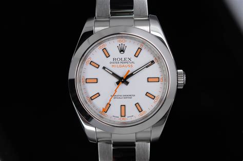 rolex milgauss replica aaa|rolex milgauss 116400 white.